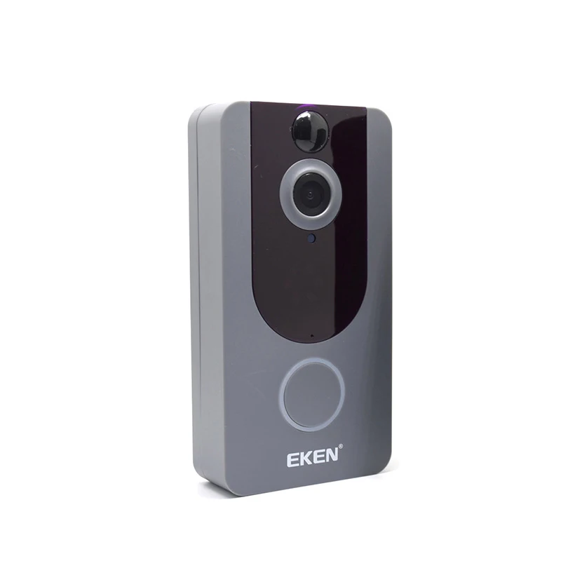 door bell camera video with monitor buttoncamera screen wireless house bell sonnette sans fil V7 1080p wifi campainha sem fio