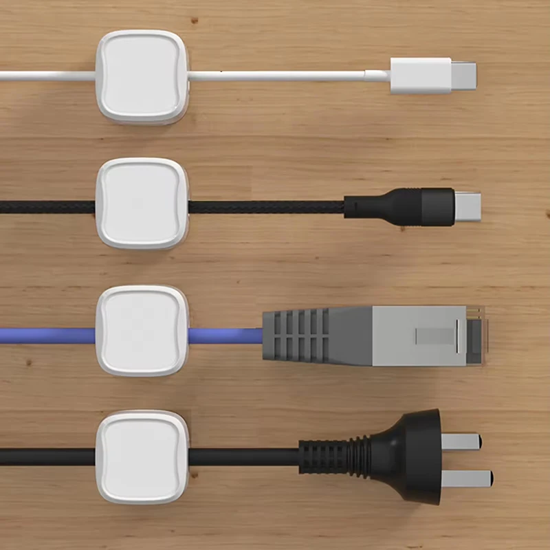 Portable Magnetic Cable Management Clip Multi Purpose Storage Cord Clips for Cable Charger Headphones Accessories