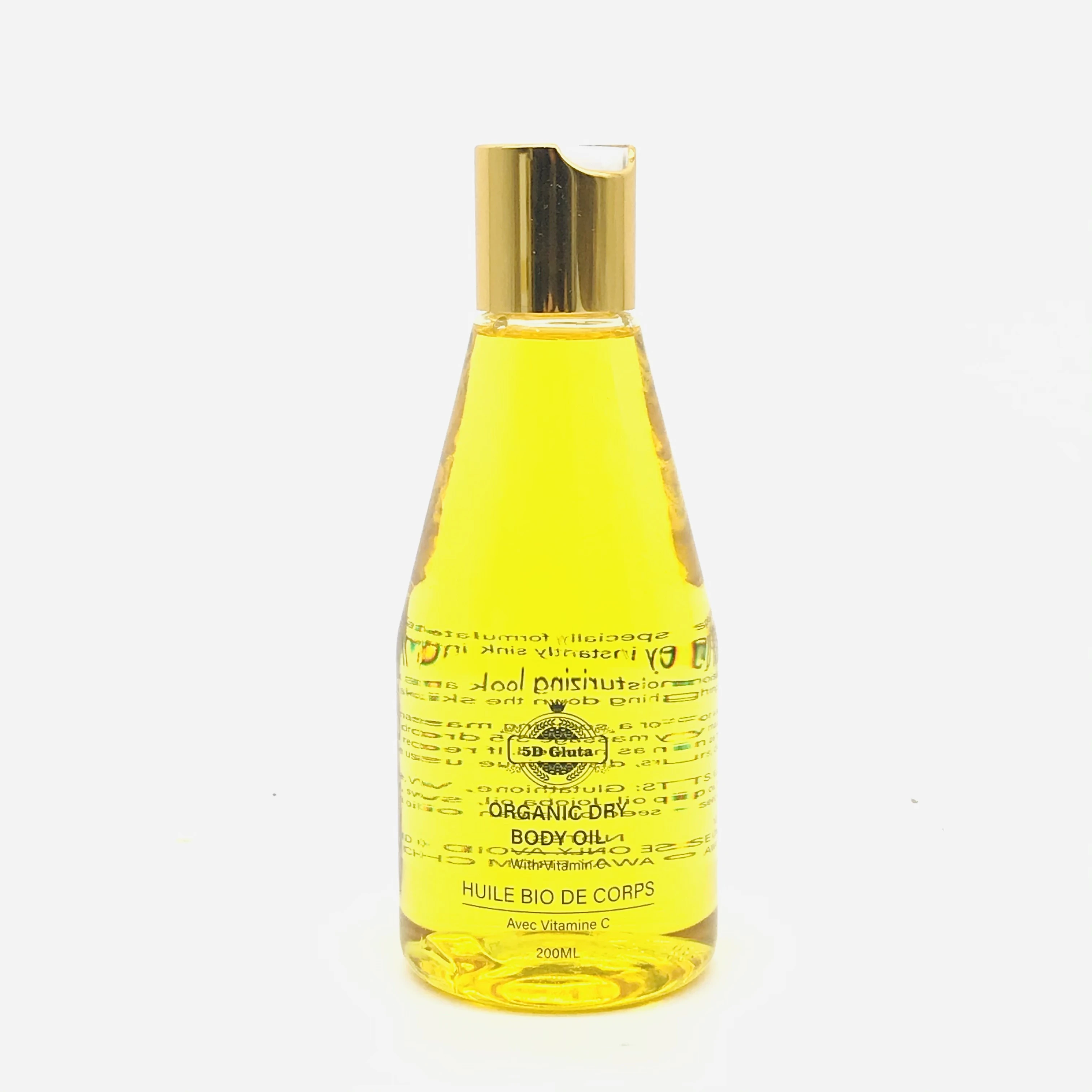 100% Natural ORGANIC DRY BODY OIL With Gluta (HUILE BIO DE CORPS) moisturize, nourishing and illuminating Organic Skincare