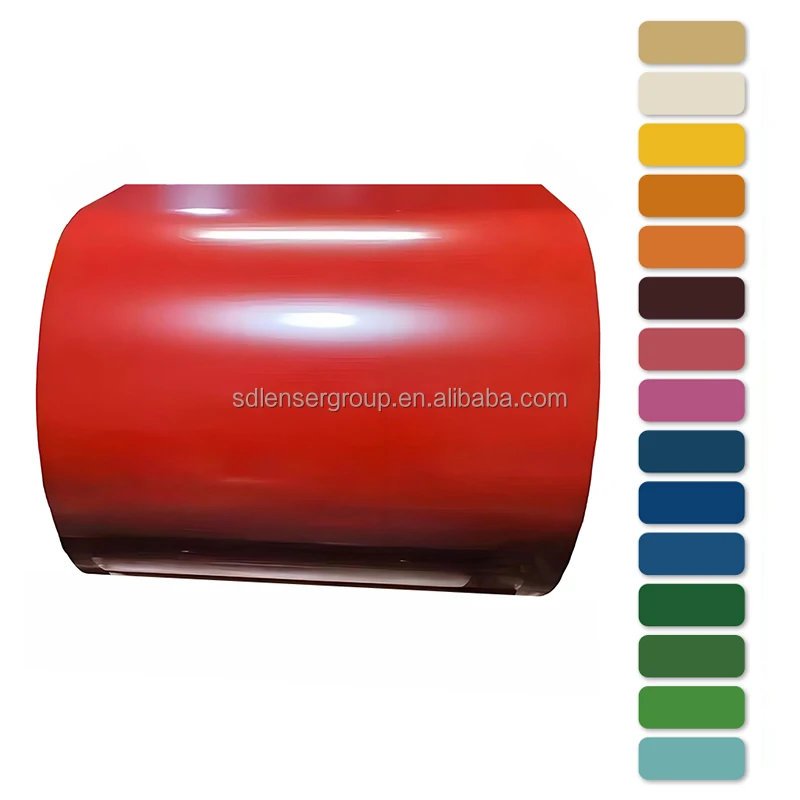 Цветной окрашенный металлический рулон с двойным покрытием оцинкованное цинковое покрытие Ppgi Ppgl стальная катушка/листы в катушках