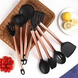Silicone Kitchen Utensils 10 Piece Cooking Shovel Spoon Set Kitchen Special All Inclusive Kitchen Utensils