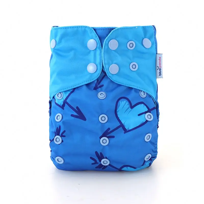 Wholesale Customizable Size Different Colors Comfortable Nonwoven Cotton Reusable Cloth Baby Diapers
