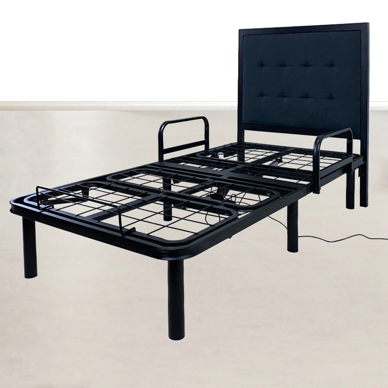 China Motor Black Electrical Adjustable Home Bed Base With Remote tv bed suppliers
