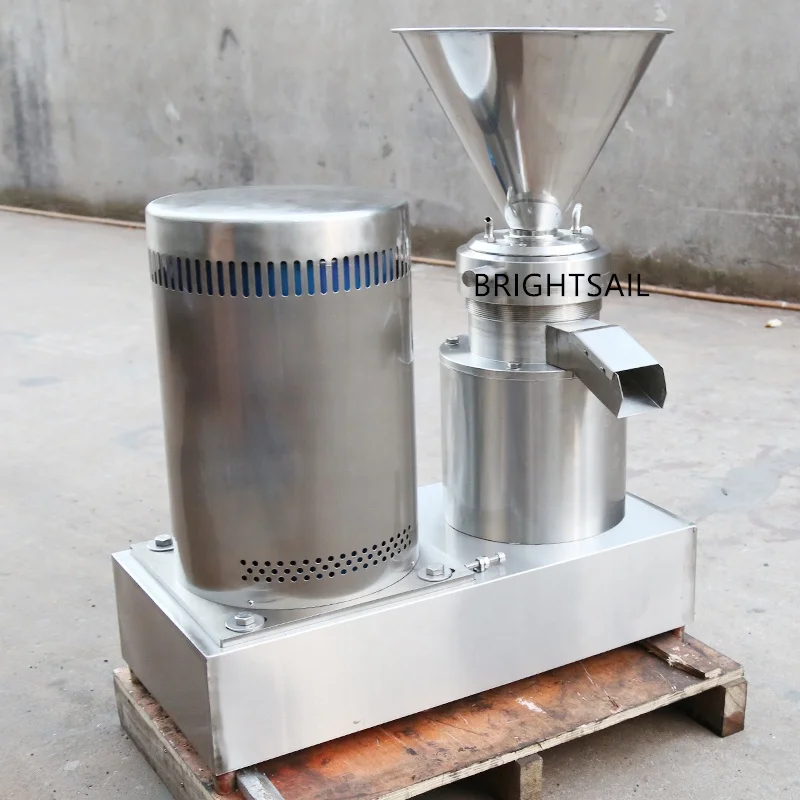 Brightsail Small Tabletop Food Strawberry Jam home Peanut Paste Nut Butter Sesame Price Tahini Making Machine Colloid Mill