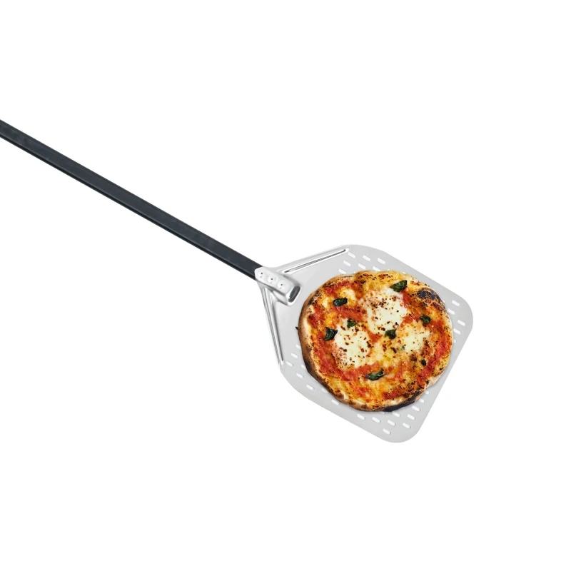 Круглая перфорированная вращающаяся лопатка для пиццы из нержавеющей стали 7 8 9