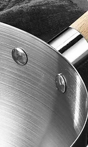 Home Kitchen Pans Milk Pots 304 Stainless Steel Saucepan Japanese Style Snow Pan