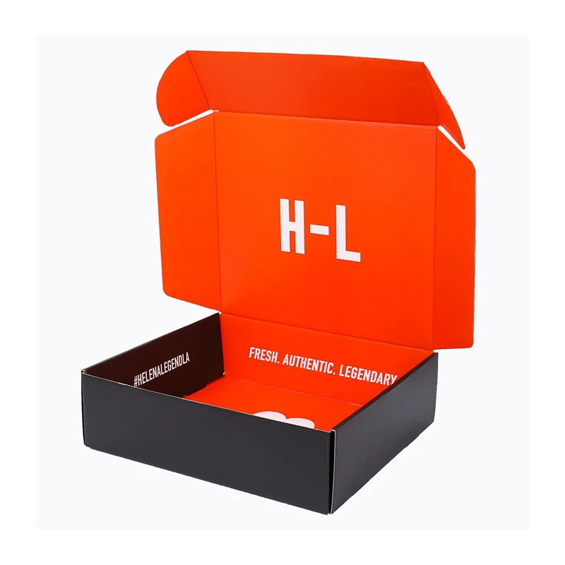 Mengsheng eco corrugated paper custom printed postal mailing flat kraft mailer tuck top shipping white packaging box