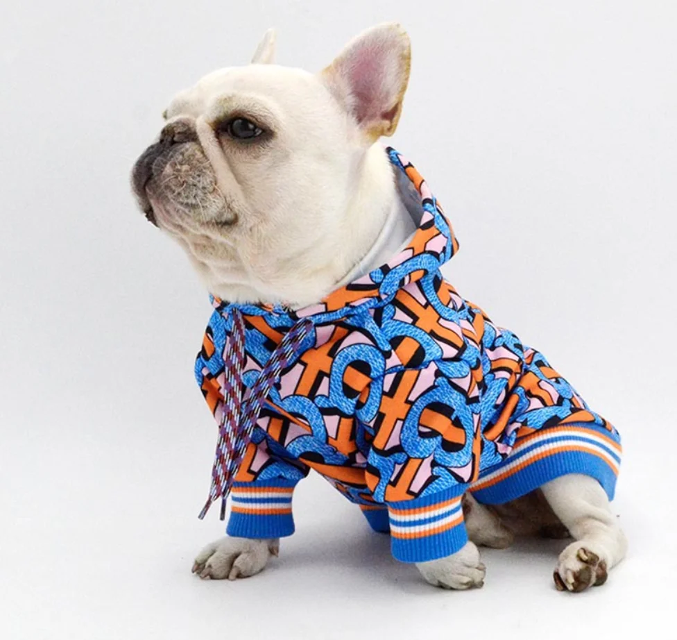 Street Trend Design Cute Brand Fashion Luxury B Letter Pet Big Dog Hoodie