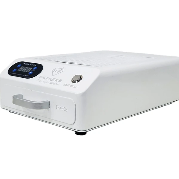 TBK 605 UV Lamp with 100 light Box Repair Machine 110V 220V LED Lamp Mobile Phone Curved Screen Glass LOCA Curing