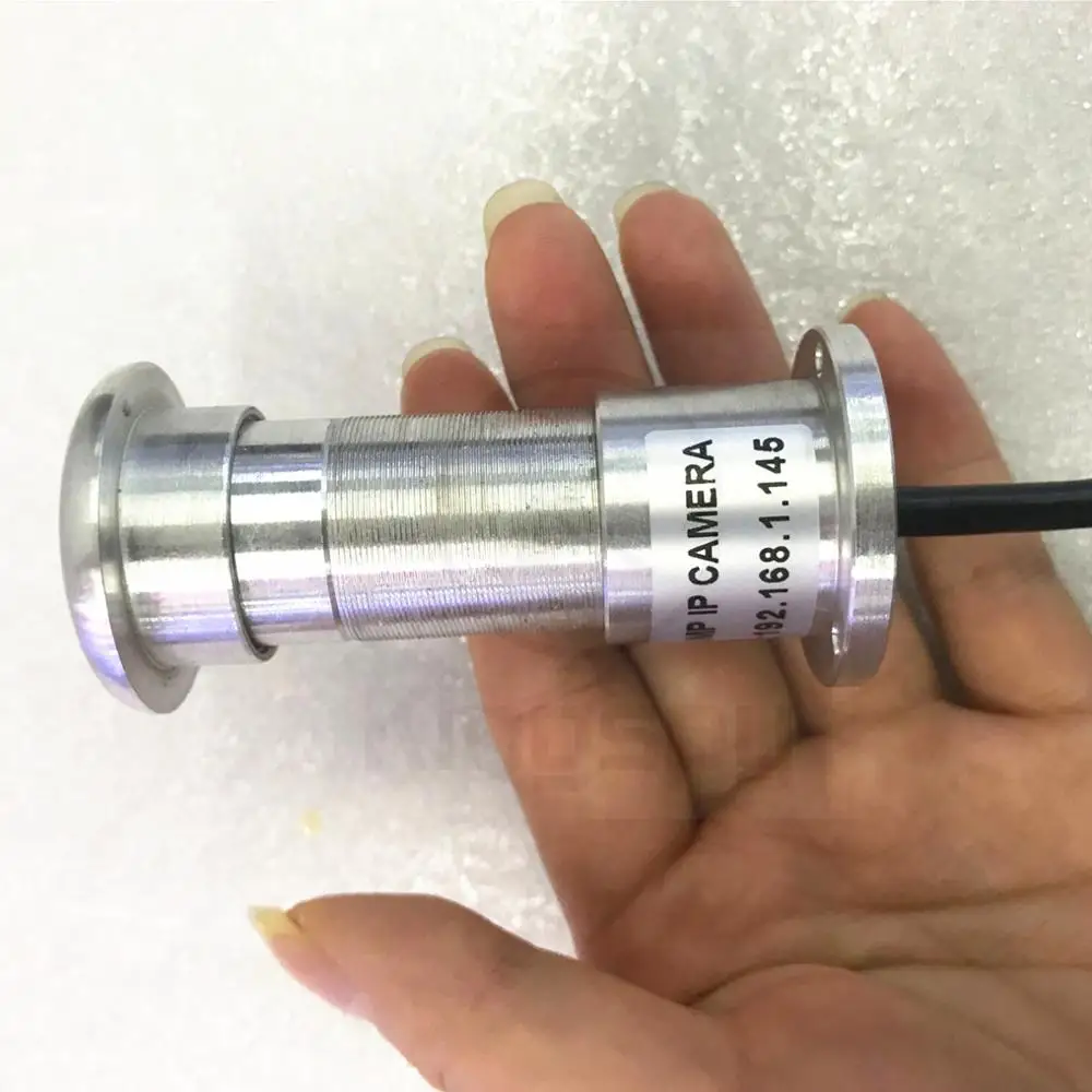 Door peep hole camera phone live view poe  camera door hole p2p ip peephole cat eye 1.58mm fisheye wide angle network cam