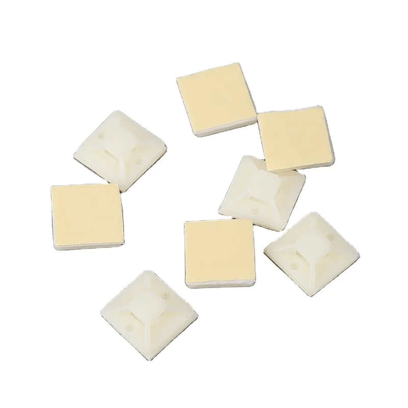 Nylon Cable Tie Mounts TM30 30x30  Cable Tie Mounting Base Self adhesive