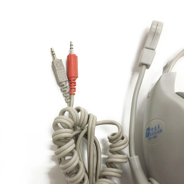noise cancelling headphone wired for language lab