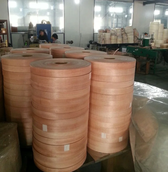 Trade Assurance Natural wood veneer edge banding PVC edge banding