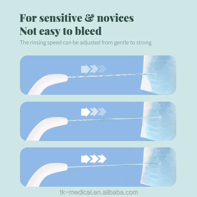 iSee Stepless Speed Regulation Long Battery Life Water Dental Flosser Professional for Teeth