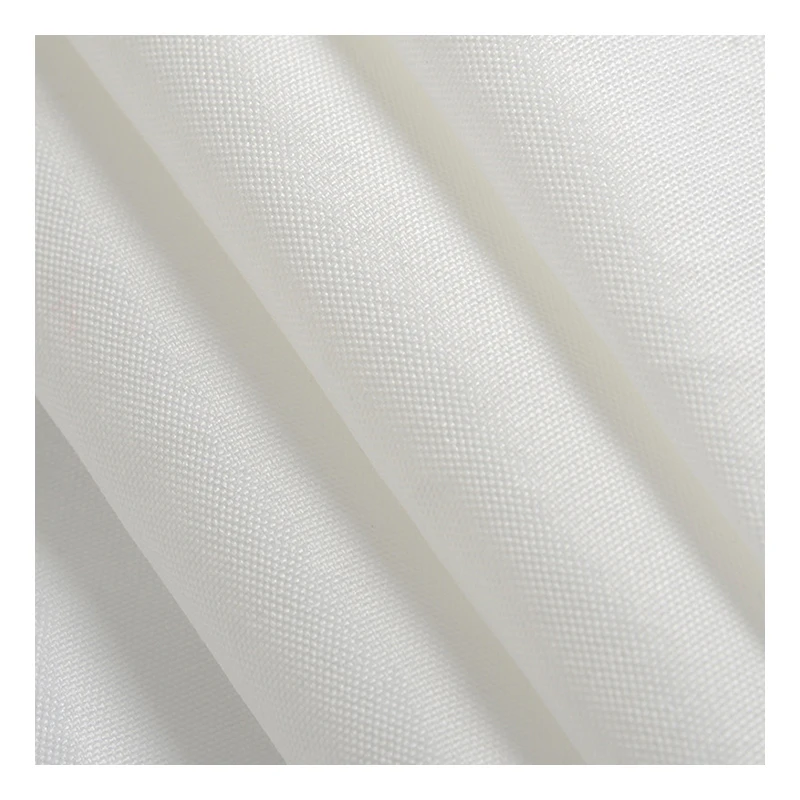 600D Pure White Can Be Printed 254gsm Imitation Canvas Polyester Handbag Backpack Suitcase Oxford Fabric