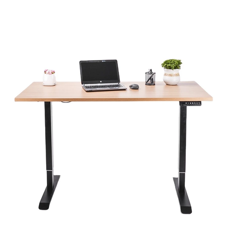 Home computer office desks 213 Single motor small height adjustable table sit stand up standing desk