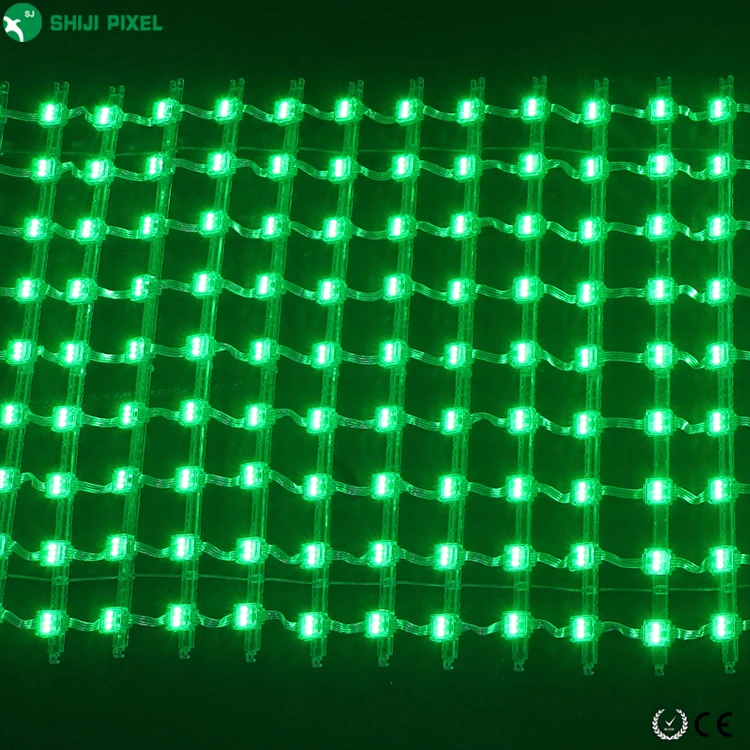 SHIJI P55mm RGB LED Pixel Matrix Screen 12V Addressable Waterproof Point Light UCS5603 4096 Grey Level 20mm LED Mesh Light