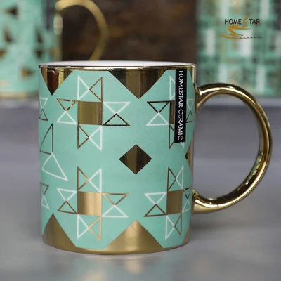 diy ceramic mug with decal from zibo ,china exported to south america