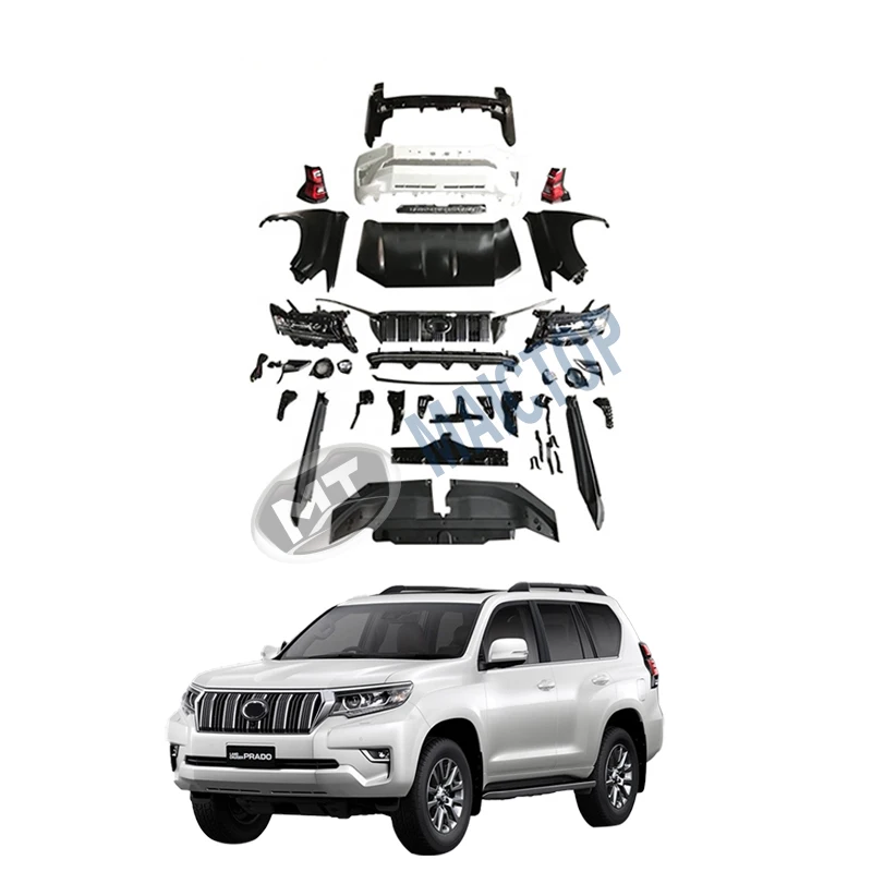 MAICTOP high quality car body kit for PRADO FJ150 2008-2017 upgrade to 2018 car accessories 2021