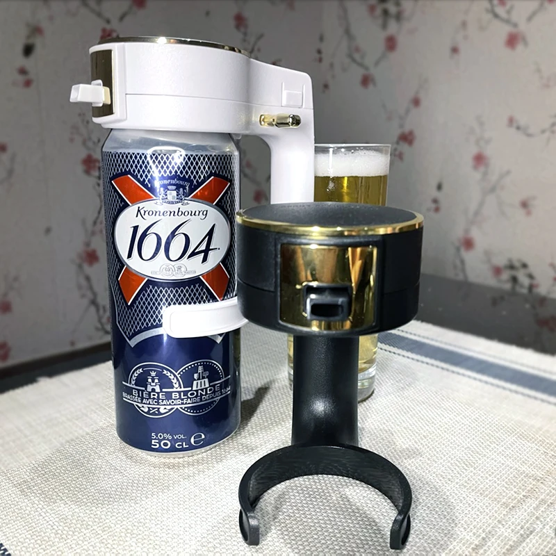 Can type ultrasonic beer foamer bubbler (can shape)