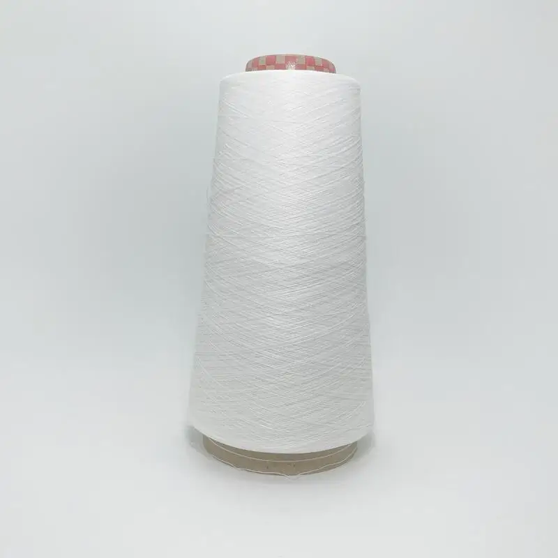 Ne 30/1 100% Virgin Polyester vortex  yarn  MVS  spun yarn  for knitting polyester ring spun yarn