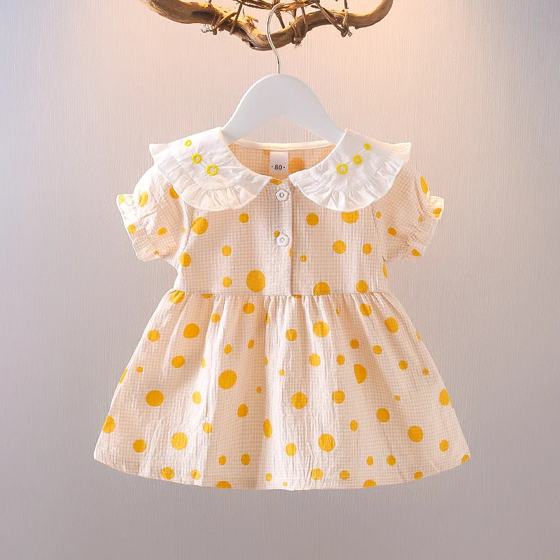 Baby Clothing Manufacturers Baby Princess Dress 3 Years Baby Party Girl Dress Cotton Summer Casual Sleeveless Printed Girls 2000
