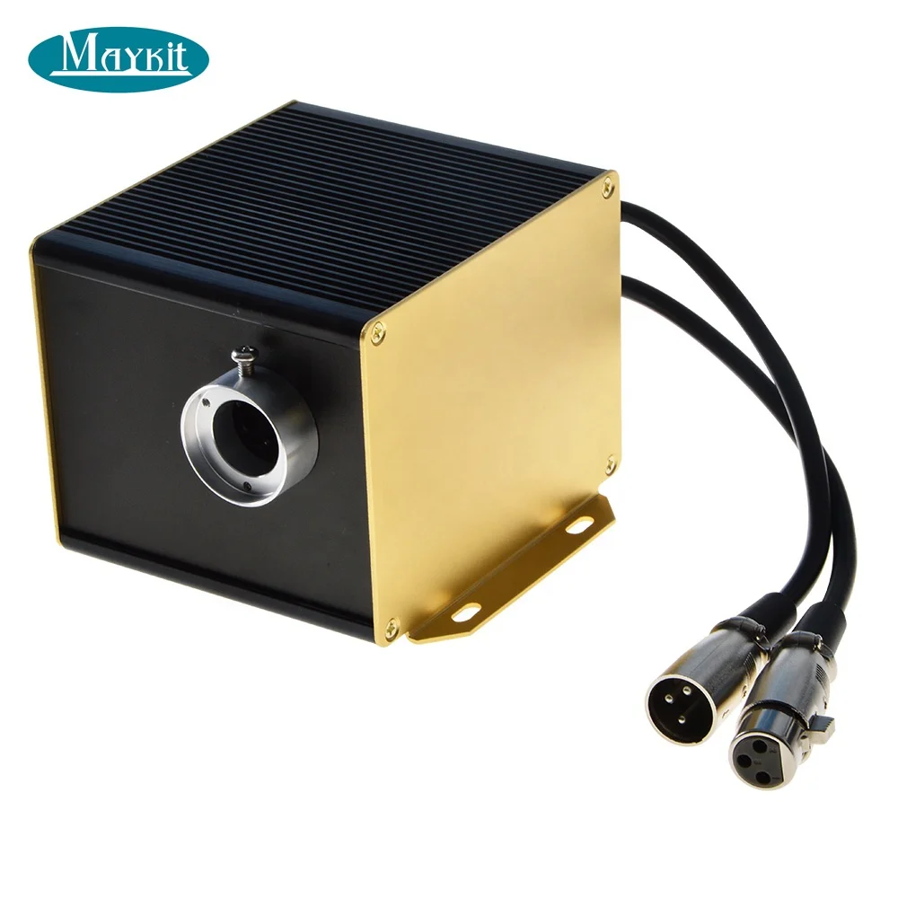 4 Channels DMX Fiber Optic Light Source 24W RGBW Twinkle LED Optical Fiber Light Generator