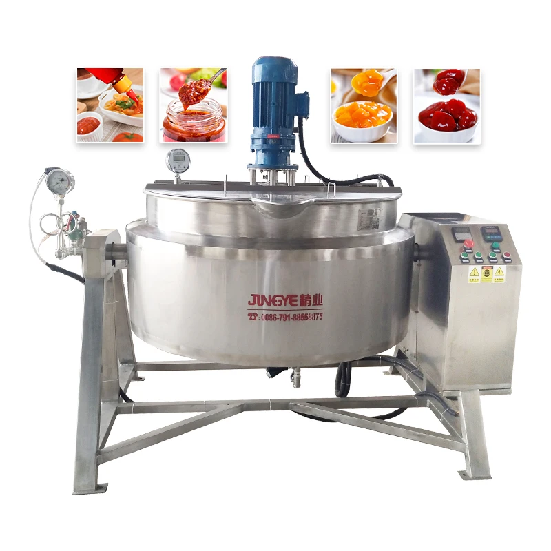 CE Approved Industrial Food Cooking Machine For Sauce electric/ steam jacketed cooking kettle sugar dissolving tank/pot
