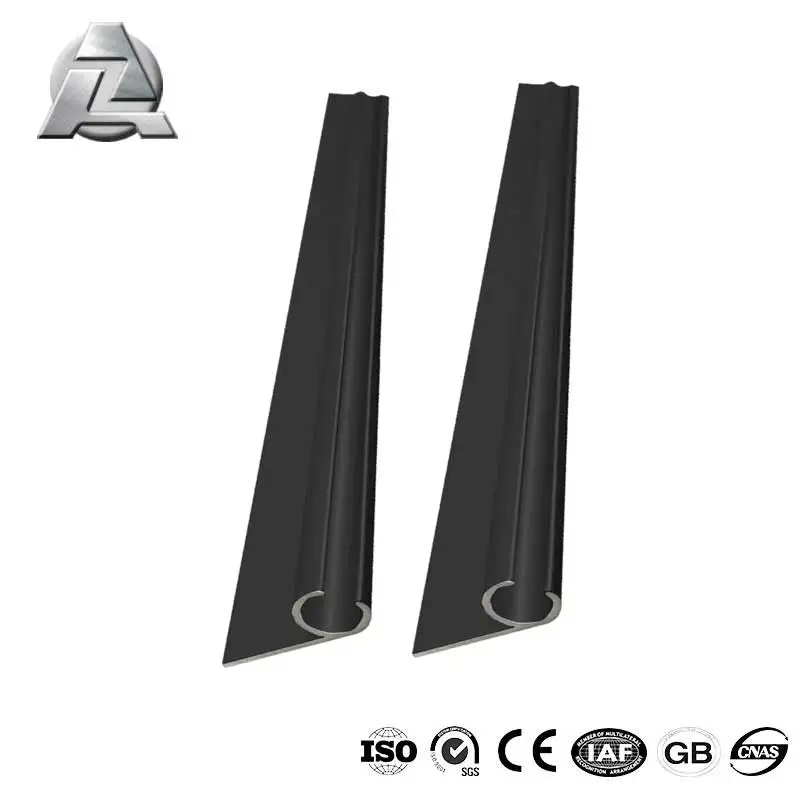 Ready made metal aluminium alloy keder rails extrusions profile for caravans