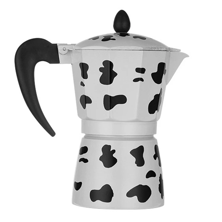 Горячая Распродажа дешевая кофеварка для эспрессо утолщенная Кофеварка из нержавеющей стали с крышкой