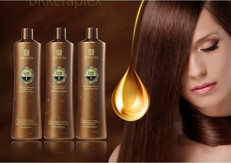 Professional Straighten Gold Keratin Hair Treatment Cream Hot Selling Amazon Keratin Treatment