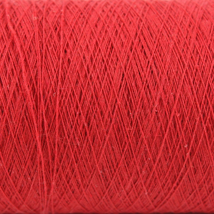 High quality wholesale solid color recycled blended cotton yarn Ne - 5 9/3 Nm - 10/3
