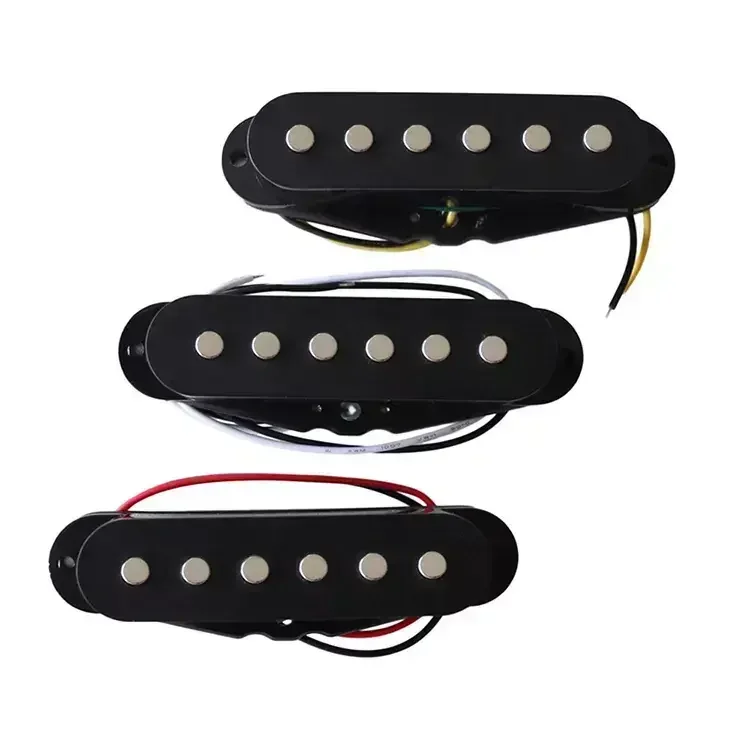 High Quality Pickup Set Ceramic Single Coil Guitar Pickup for ST Electric Guitar Parts
