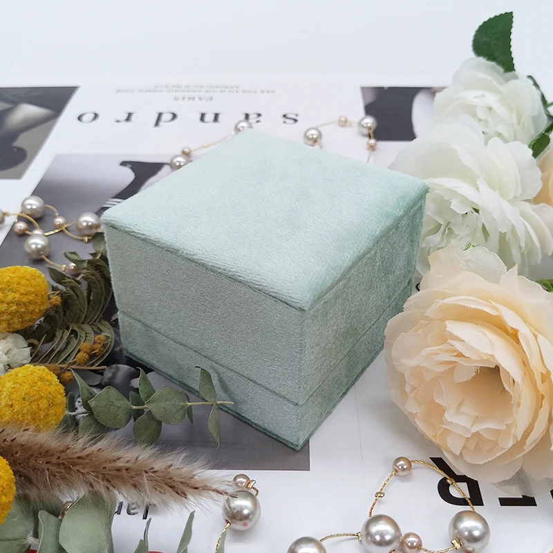 Customized Ring Luxury Travel Ear Pair Pink Packing Case Ribbon Necklace Jewelry Kids In Organized Storage Box Rings