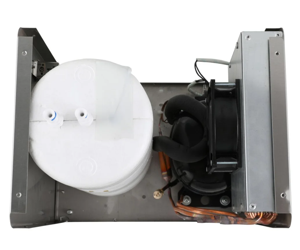 Under sink water cooling system Stainless steel tank water coolers cold for park and airport