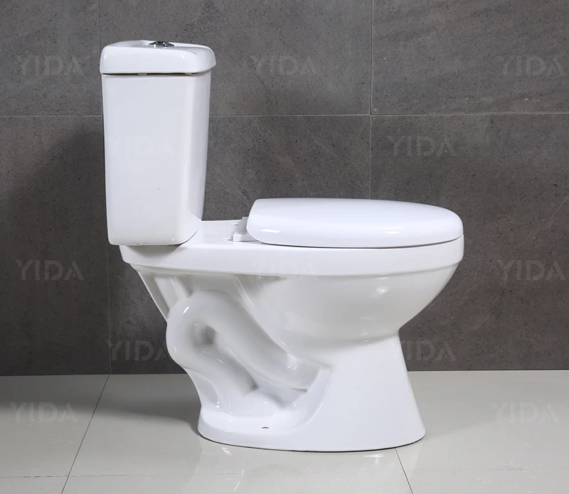 common two piece toilet for Indonesia toilet, SNI certificate test toilet wc