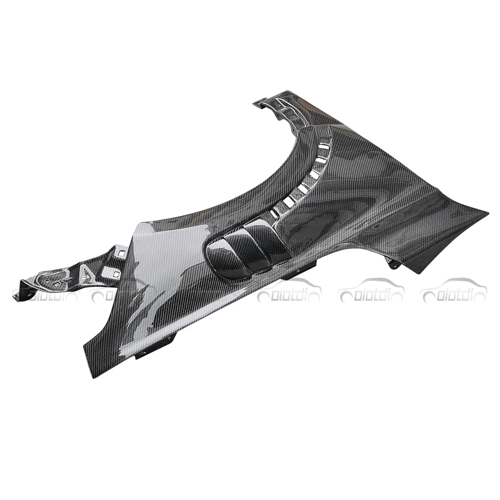 OTD Style Carbon Fiber Carbon Fiber Exterior Side Fender Vents Trim Auto Part for Honda Civic Type R FL5 2022-2023