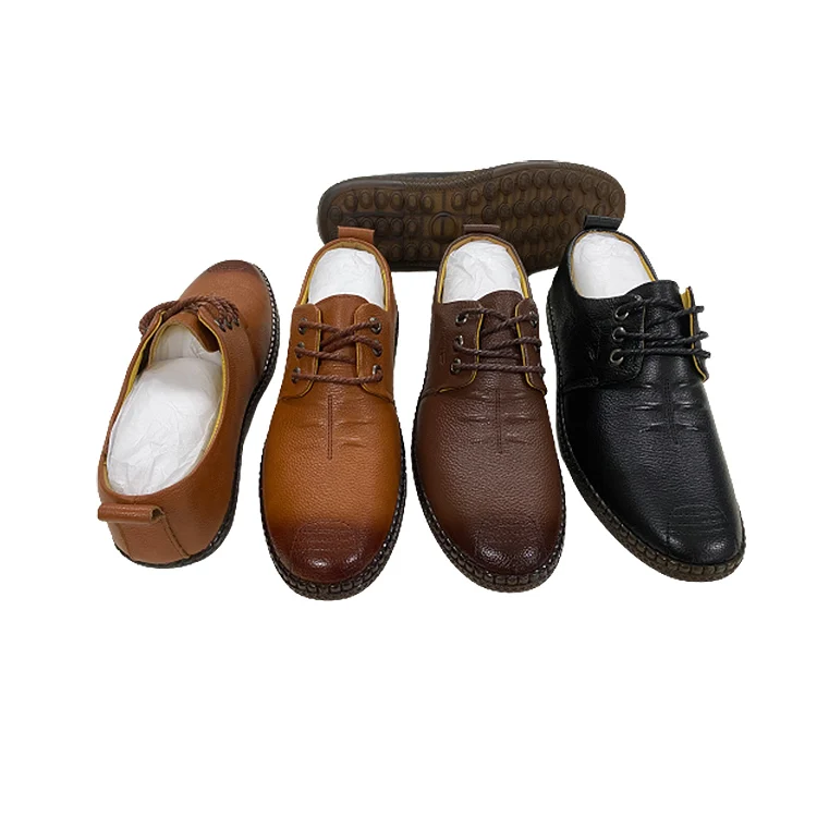 Wholesale Price Custom Business  Loafers Comfortable Brown Mens Genuine Leather Shoes