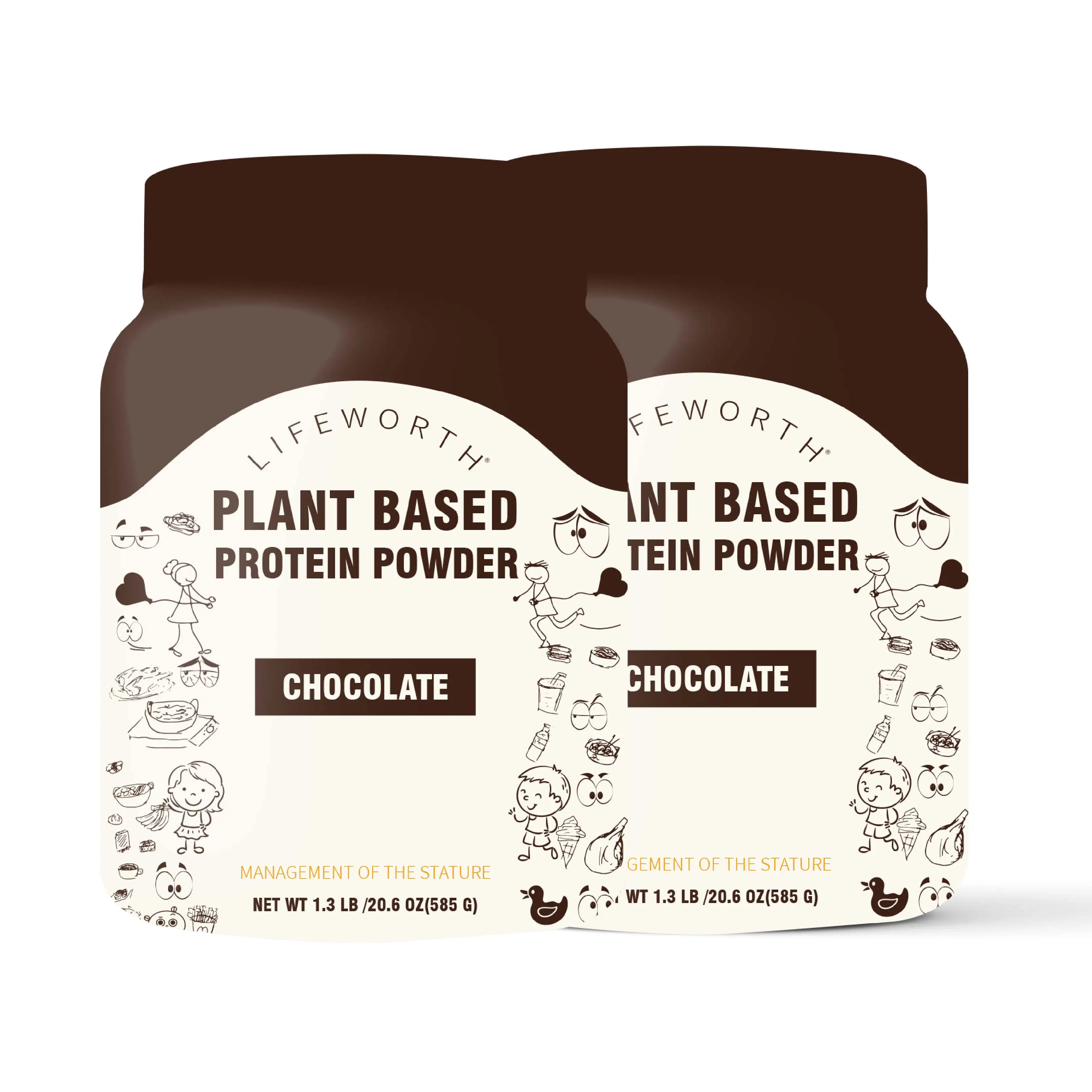 Lifeworth losing weight chocolate peanut butter flavor quinoa seeds pea protein isolate plant based protein  powder