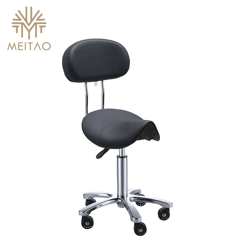 Sleek Ergonomic Barber Chair with Adjustable Backrest and Swivel Base