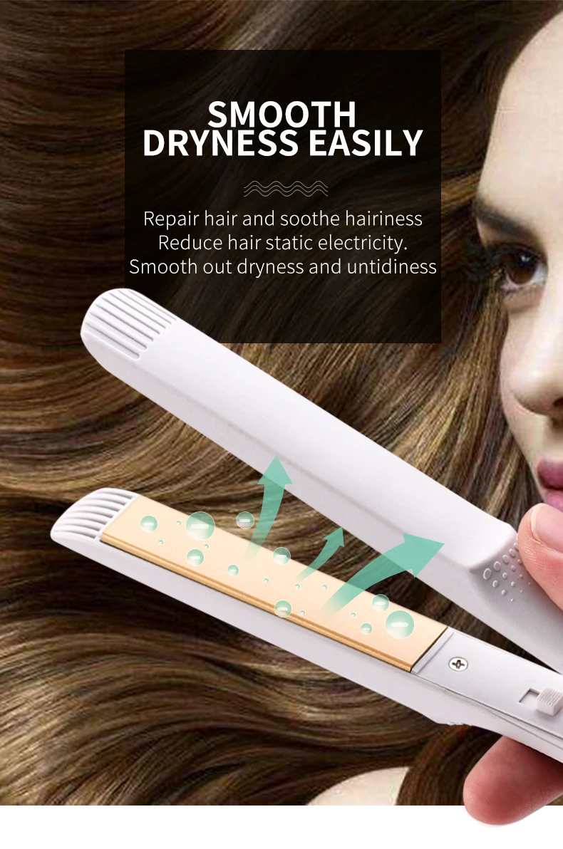 Steam Hair 450 Degrees Hair Straightener Wireless Flat Iron