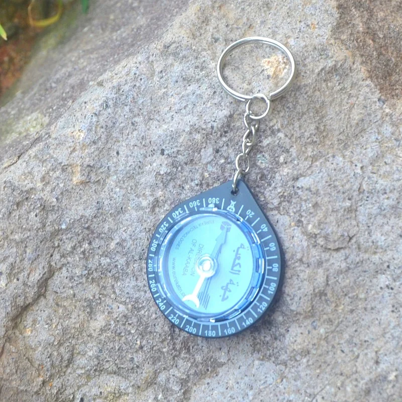 Promotion Muslim Keychain Compass Plastic Portable Compass Factory Wholesale Cheap Oily Compass