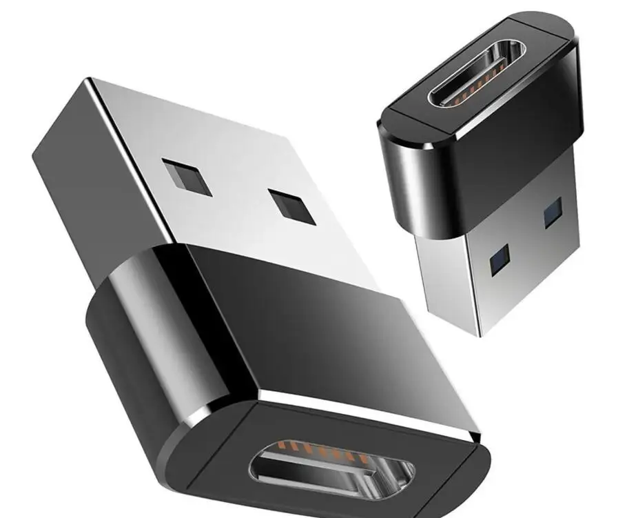 PD 20W USB-C Type C Fast Charger Adapter Plug, Type C Female to A Male Charger Converter