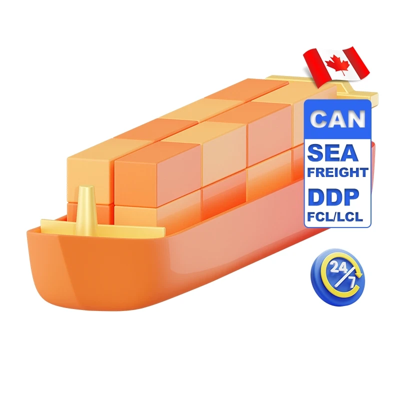 Профессиональный морской грузовой транспортный транспорт Международный экспедитор в Канаду Ричмонд от двери до