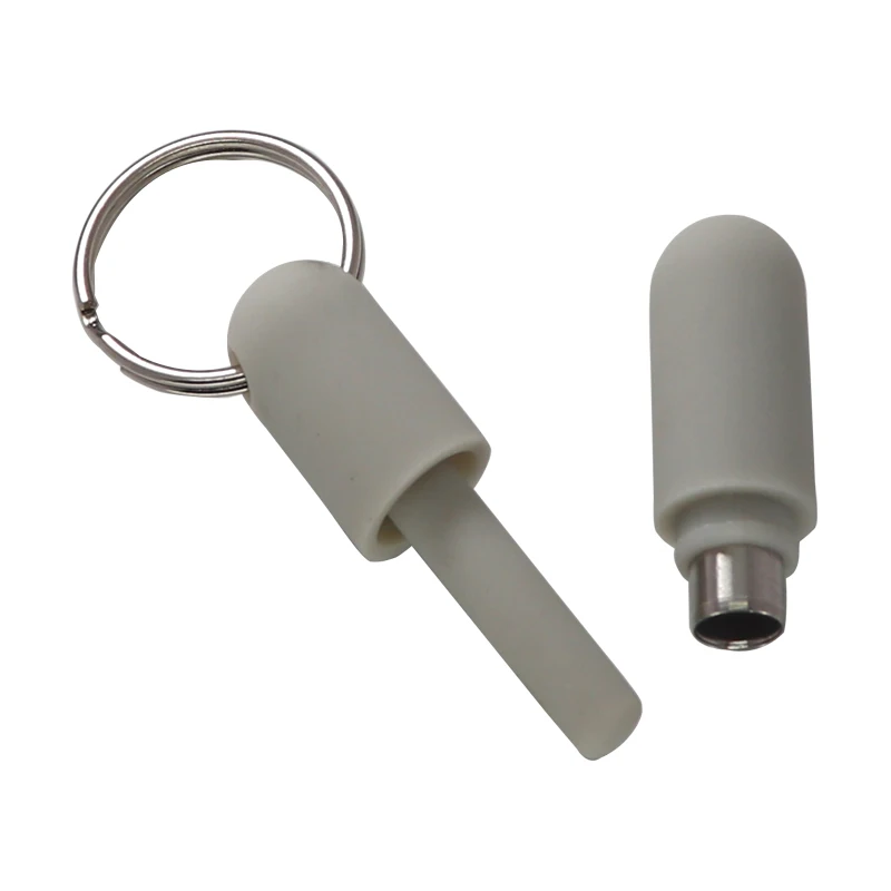 Factory Custom Plastic Cigar Puncher Cigar Drill Mini Portable Cigar Hole Punch With Keychain