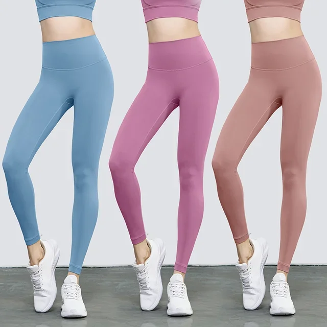 Custom lulu High Waist pants Tight leggings seamless leggings for women gym wear pants Sportswear pants fitness yoga leggings