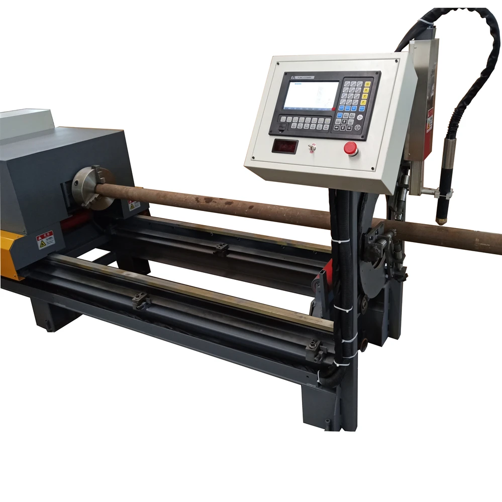 Автоматическая машина для плазменной резки CNC с подачей материала труб