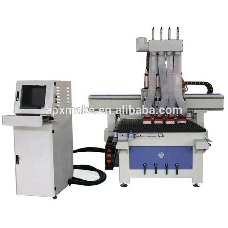  Дешевые оптовые продажи быстрая скорость четыре шпинделя мини фрезерный станок с ЧПУ деревообрабатывающий