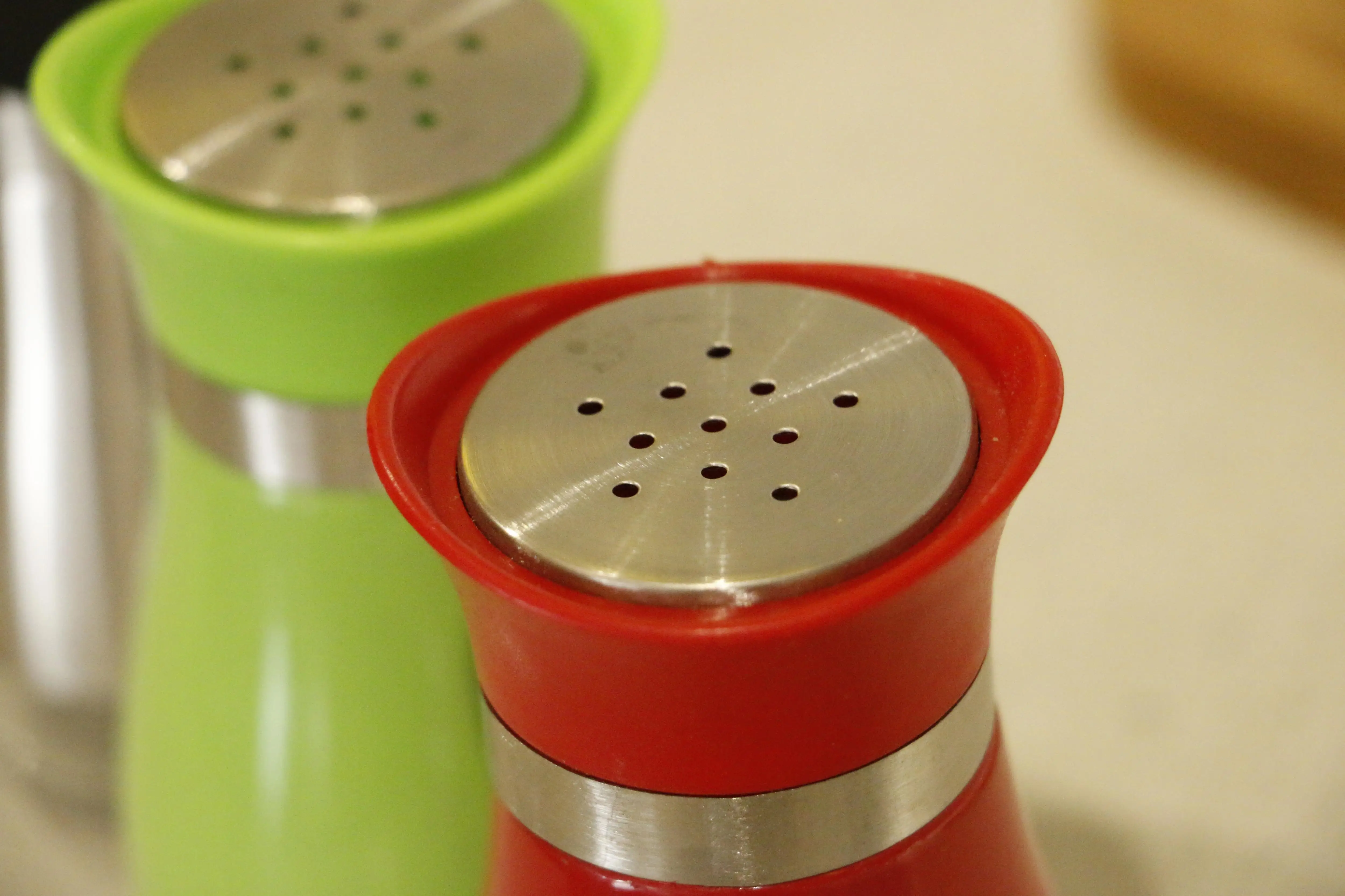 
Stainless steel glass condiment bottles 