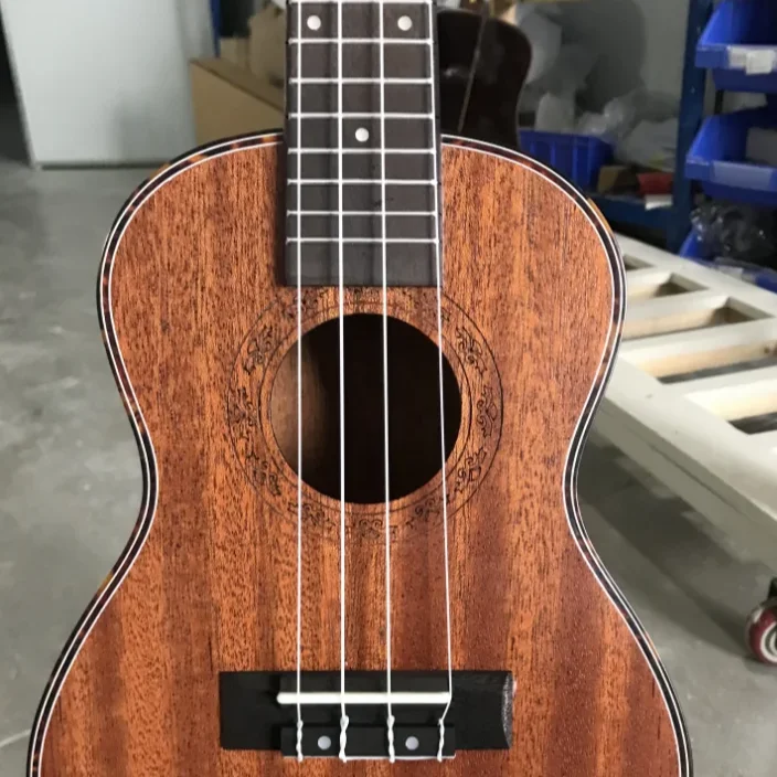 Wholesale 23-Inch Concert Electric Ukelele Original Deviser OEM Custom Logo Nylon ABS Rosewood Cheap Ukulele Guitar Bassoon
